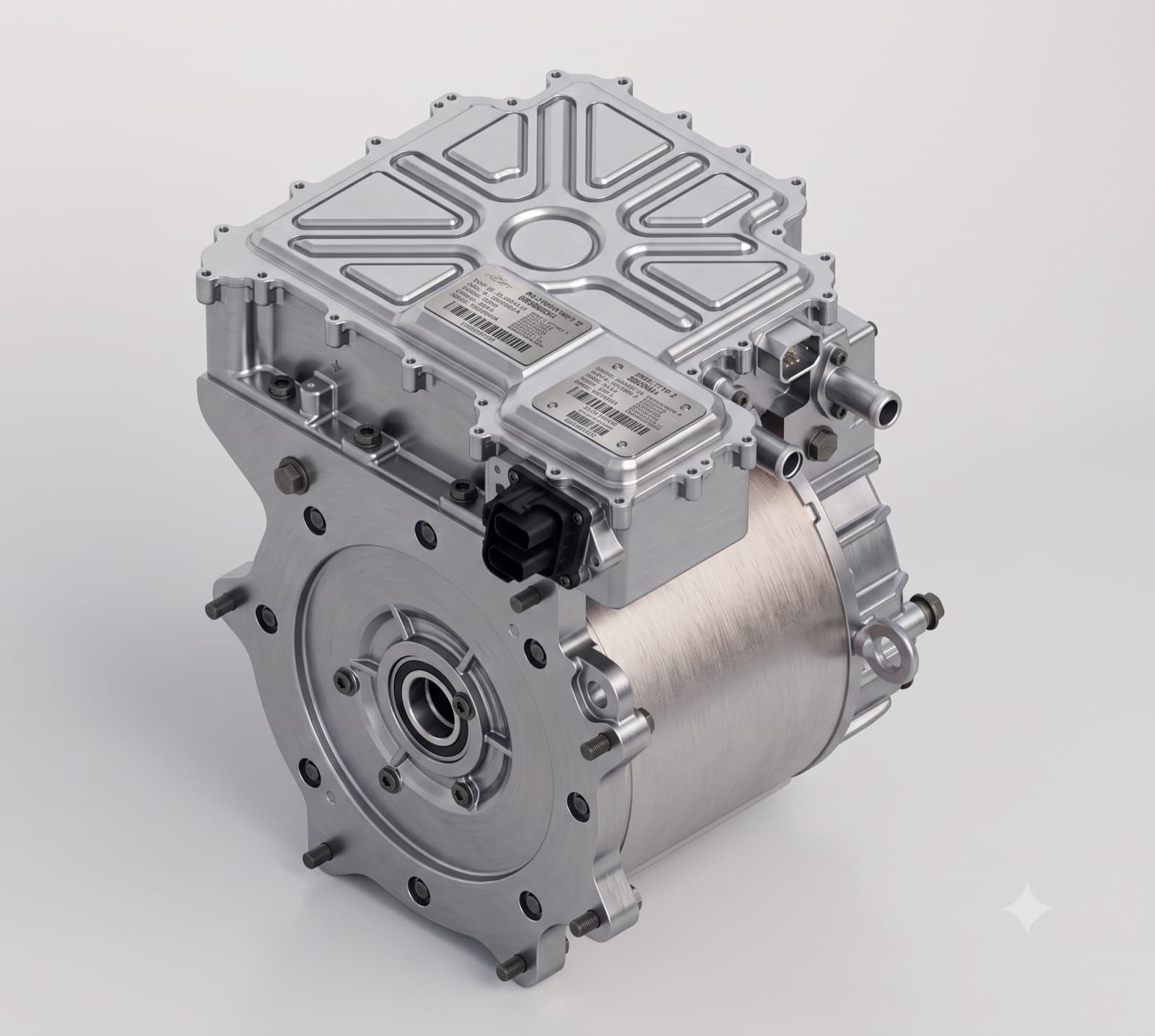 Elementrailer e-axle drive unit, studio render
